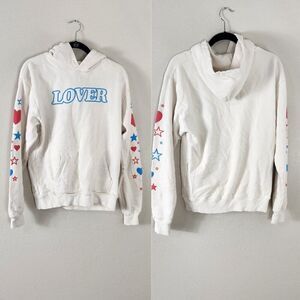 Bianca Chandon Lover Hoodie Cream Size Small Pullover